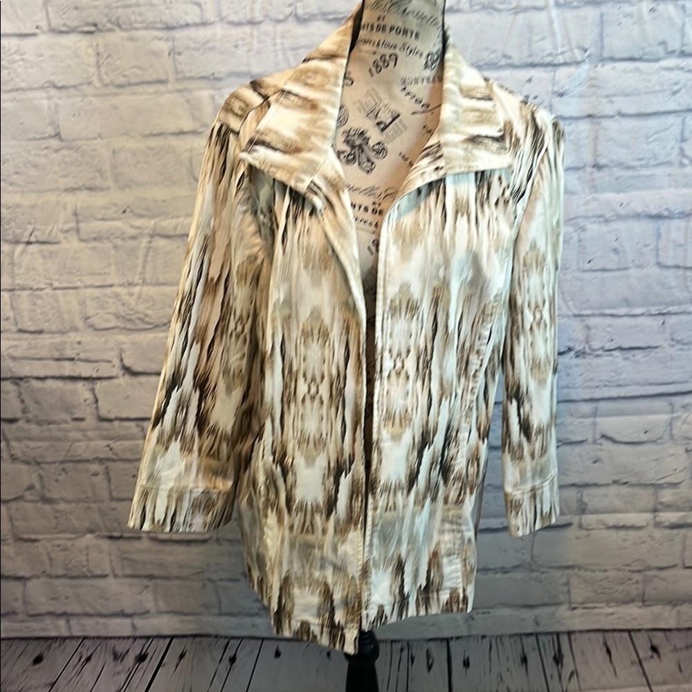 Chico’s Open Blazer Jacket Pockets Chicos Size 3 XL